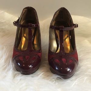 Maroon heels